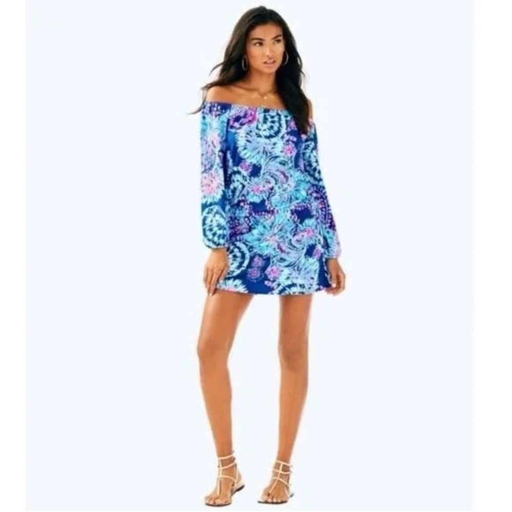 Lilly Pulitzer Lana Skort Romper vibrant Gypsea Size M Rayon